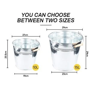 medium metal bucket medium metal bucket